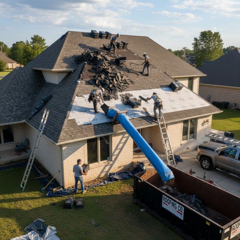 Asphalt Roof Replacement in Framingham, MA